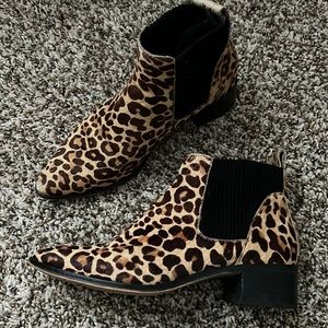 dolce vita leopard booties.